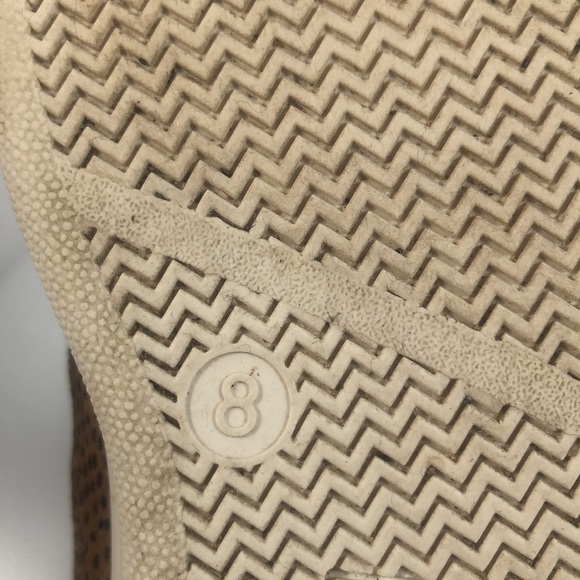 Old Navy Soft-Brushed Faux-Suede Sneakers Cheetah Print Size 8 - Picture 6 of 12